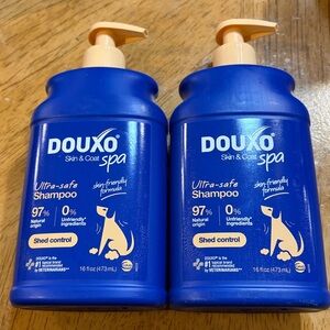 Douxo Spa Skin & Coat Ultra-Safe Shampoo Set Shed Control 16fl oz each